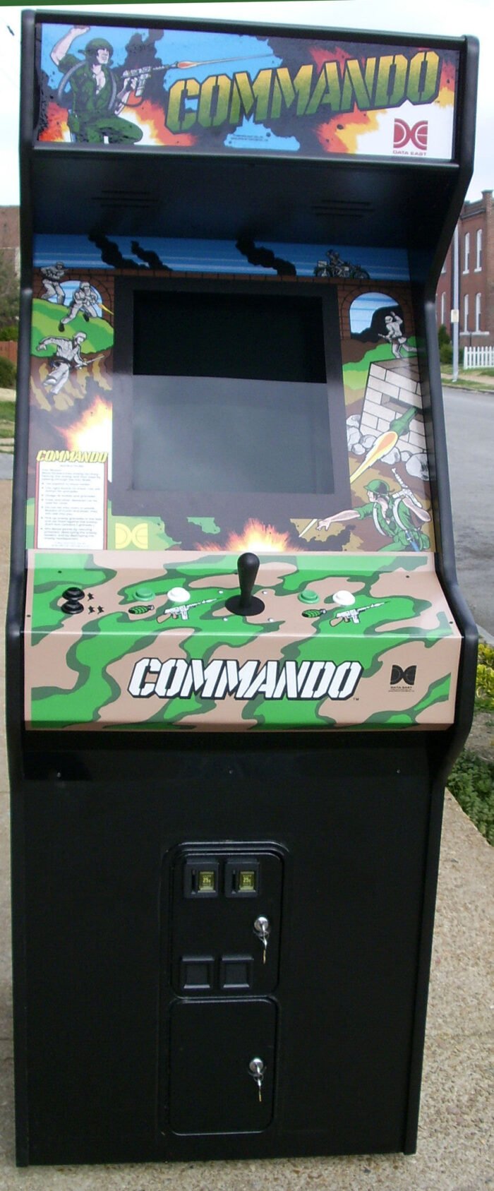 COMMANDO ARCADE VIDEO GAME- New Parts, Heavy Duty, Coin Operated, Commercial Grade With Free Play Option - Image 3