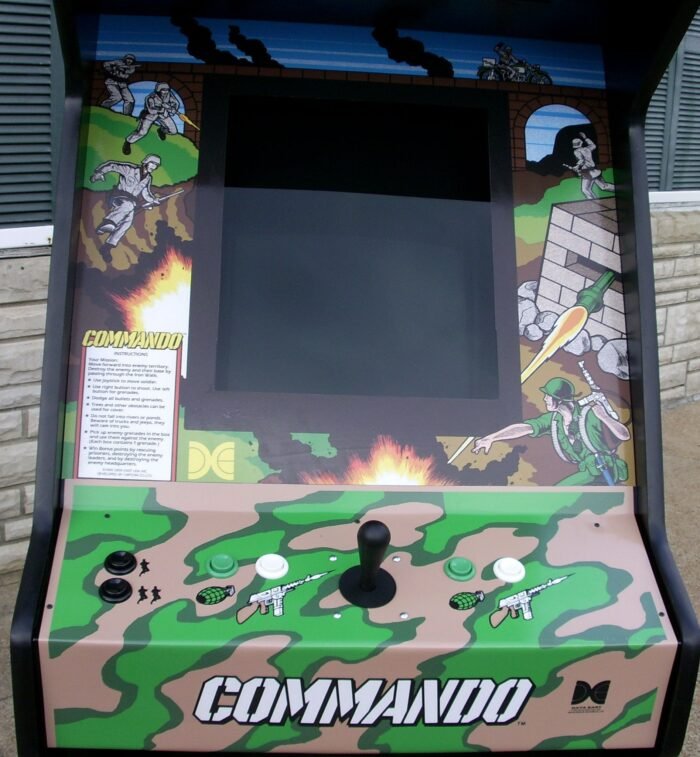 COMMANDO ARCADE VIDEO GAME- New Parts, Heavy Duty, Coin Operated, Commercial Grade With Free Play Option - Image 7