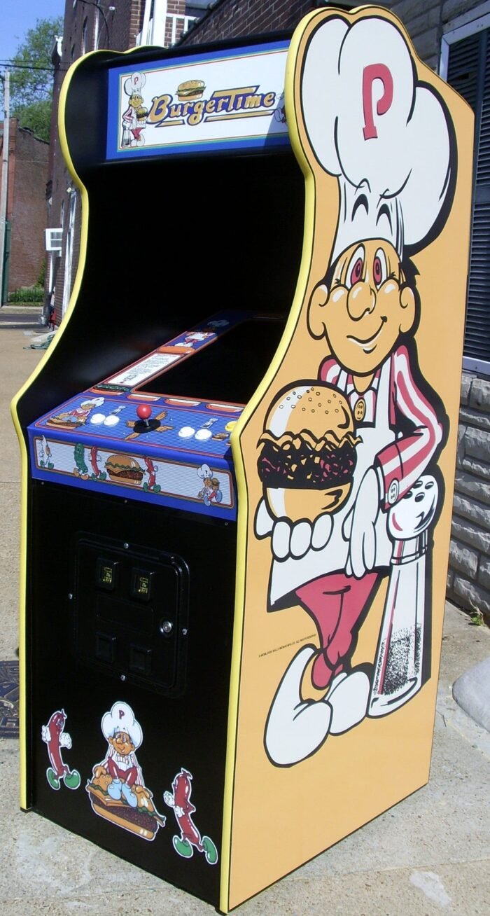 Burger Time Arcade-Lots Of New Parts- LCD Monitor-New Parts, Heavy Duty, Coin Operated, Commercial Grade With Free Play Option - Image 3