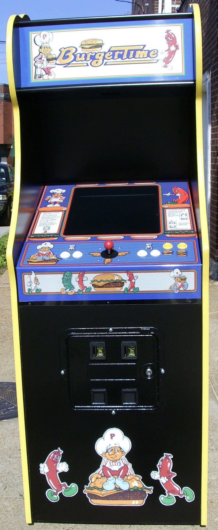 PIC_0293 Burger Time Arcade-Lots Of New Parts- LCD Monitor-New Parts, Heavy Duty, Coin Operated, Commercial Grade With Free Play Option - Image 1