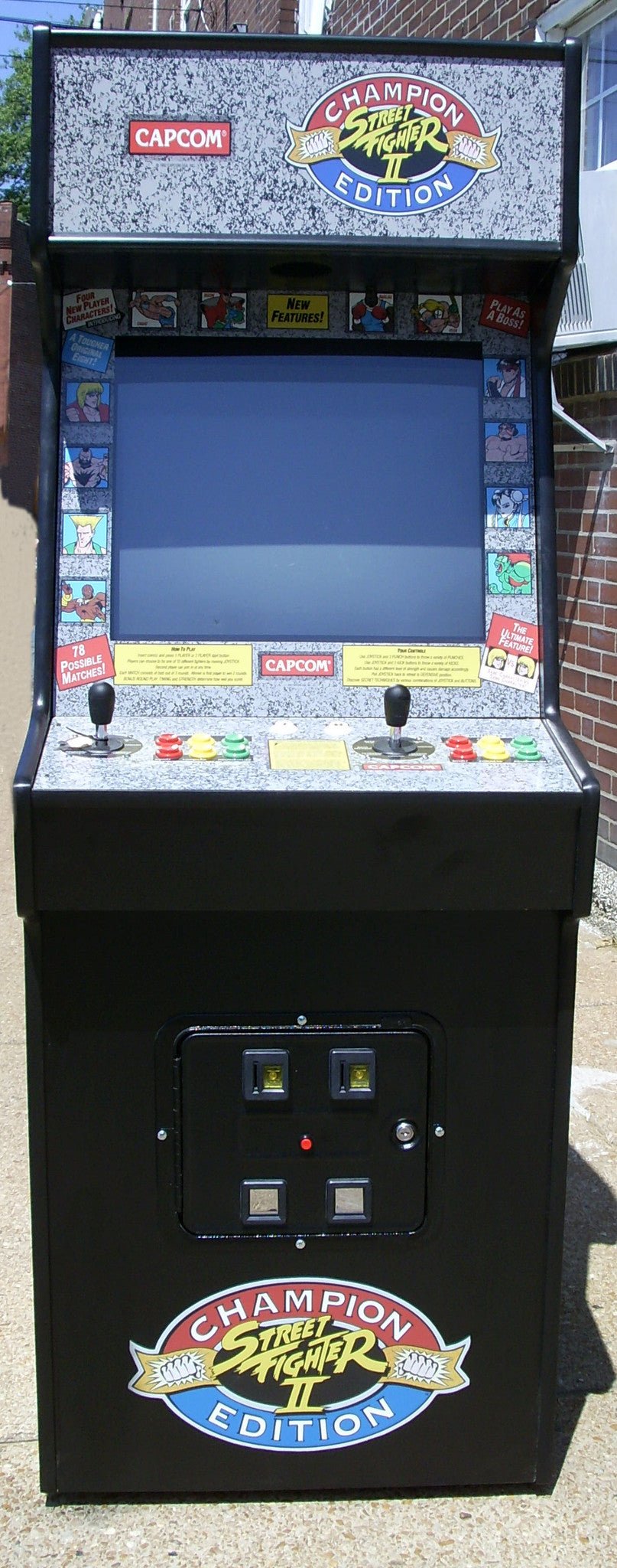 PIC_0301 STREET FIGHTERS CHAMPION EDITION ARCADE WITH LOTS OF NEW PARTS- EXTRA SHARP-HEAVY DUTY, COIN OPERATED, COMMERCIAL GRADE WITH FREE PLAY OPTION - Image 1