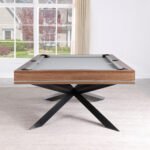 Playcraft Astral 8' Slate Pool Table in Walnut Finish - Image 5