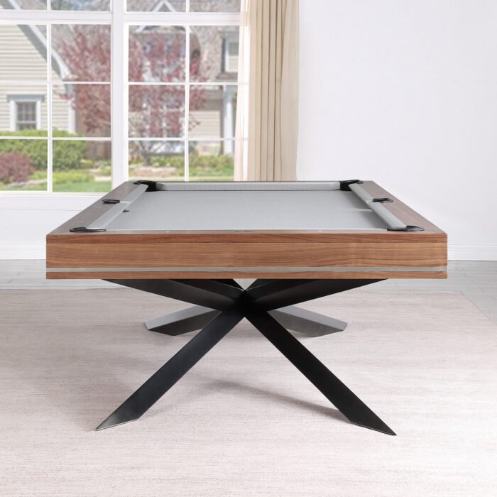 Playcraft Astral 8' Slate Pool Table in Walnut Finish - Image 5