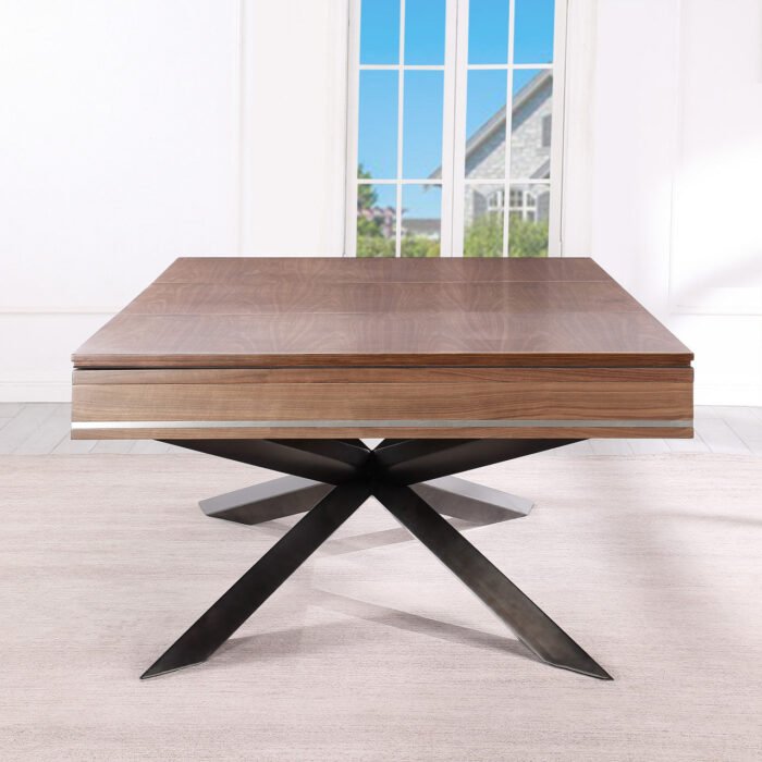 Playcraft Astral 8' Slate Pool Table in Walnut Finish - Image 6