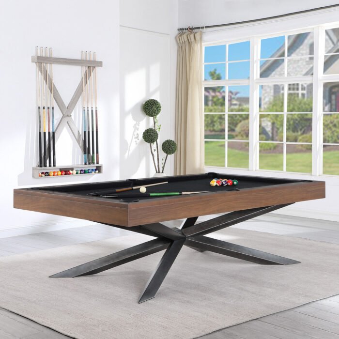 Playcraft Stella 8' Slate Pool Table in Dark Walnut Finish - Image 3