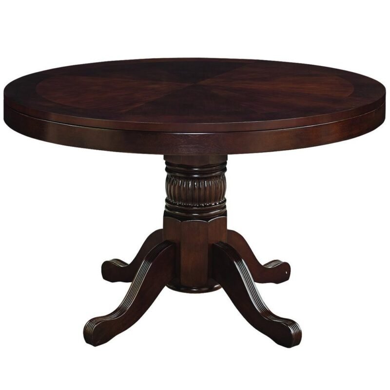 RAM Game Room 48 Poker and Multi Use Game Table Cappuccino 2