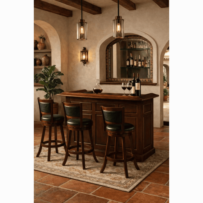 RAM Game Room 72" Bar - Antique White - Image 4