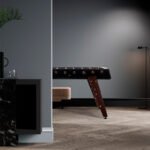 RS Barcelona RS3 Wood Gold Foosball Table - Image 2