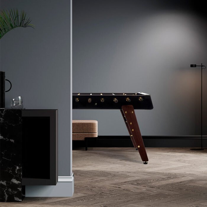 RS Barcelona RS3 Wood Gold Foosball Table - Image 2