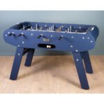 René Pierre Onyx Foosball Table in Marine Blue Matte Finish - Image 4