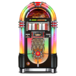 Rock-Ola Authentic Bubbler Vinyl 45 Jukebox in Satin Black Finish