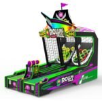 Neon Pirate™ Dual-Lane 2-Player Skeeball Machine with LED Lights