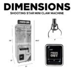 Shooting Star Mini 21" Kid Friendly Claw Machine - Image 5