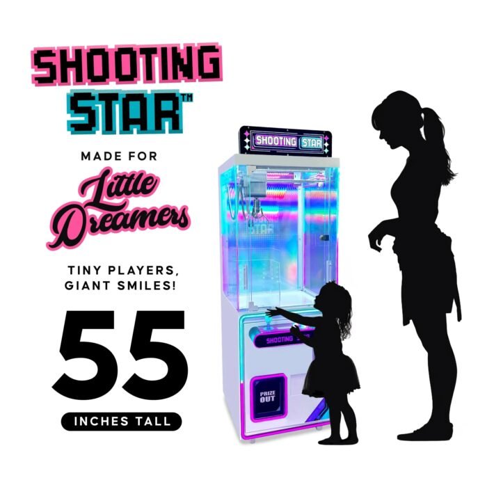 Shooting Star Mini 21" Kid Friendly Claw Machine - Image 3