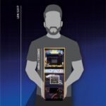 OFFICIAL TAITO SPACE INVADERS Quarter Size Arcade Cabinet + Stool - Image 14