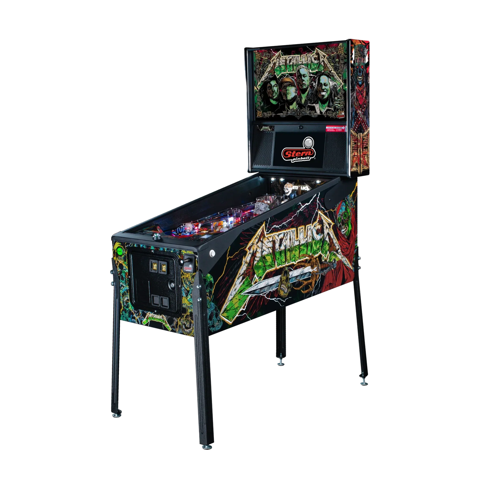 Stern_Metallica_Remastered_Pinball_Machine_Premium Stern Metallica Remastered Pinball Machine - Image 1