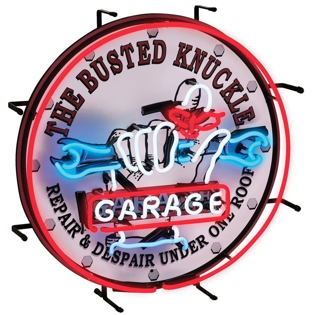 The-Busted-Knuckle-Garage-Neon-Sign The Busted Knuckle Garage Neon Sign - Image 1