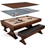Freetime Fun The Rockford 7' Multi-Game Table - Image 6