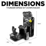 Linked Thunder Speed X™ Racers - Set of 2 Racing Simulators with Force Feedback and Wifi Connection for Online Play - Image 7