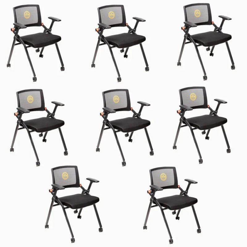 TritonFoldingPokerChairsWithWheelsSetof8