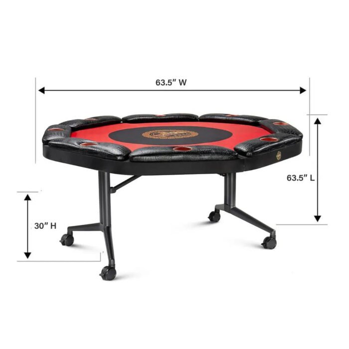 Triton Classic Folding 8 Player Poker Table - Image 3