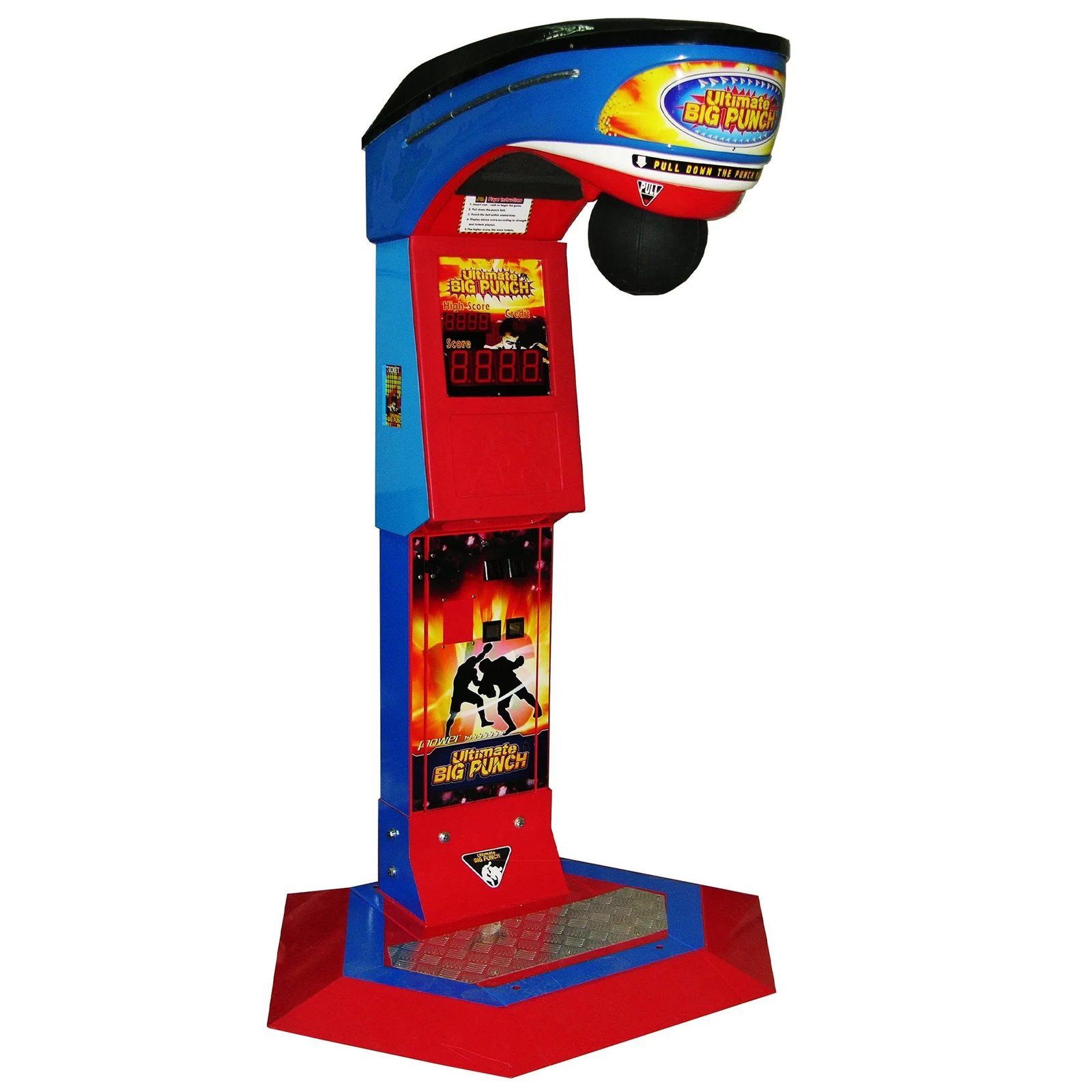 UltimateBigPunch-02_65fe55d0-a1ee-476c-9079-c1f8cb4cbe86 Ultimate Big Punch 2™ Boxing Arcade Machine with Neon Lights - Image 1