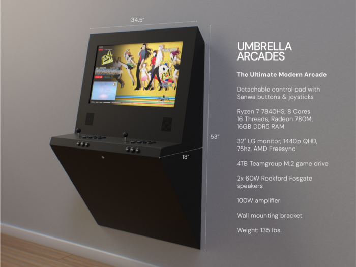 Wall Mounted Arcade - Gaming PC - Image 9