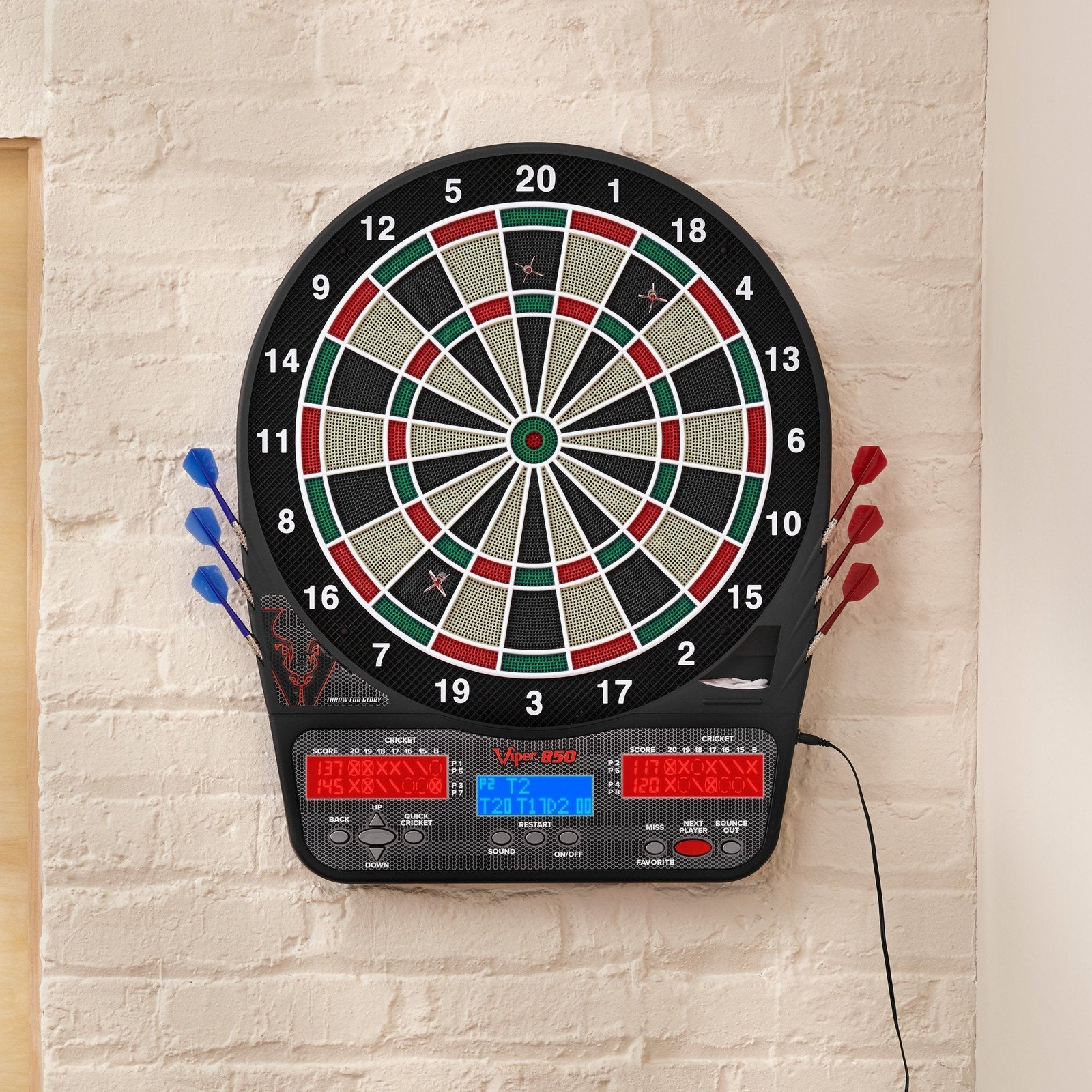 Viper-850-Electronic-Dartboard-with-450-scoring-options Viper 850 Electronic Dartboard with 450 scoring options - Image 1
