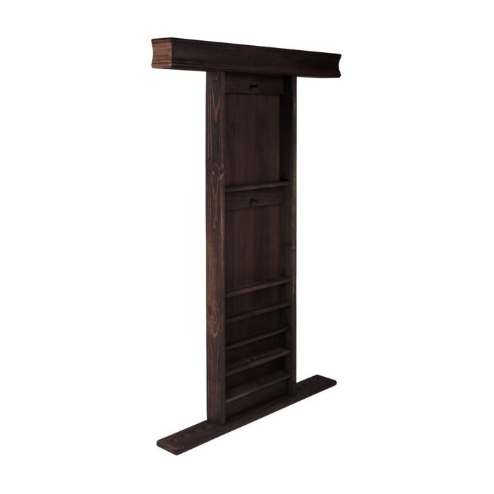 Weathered Dark Chestnut Deluxe Wall Rack - Image 2