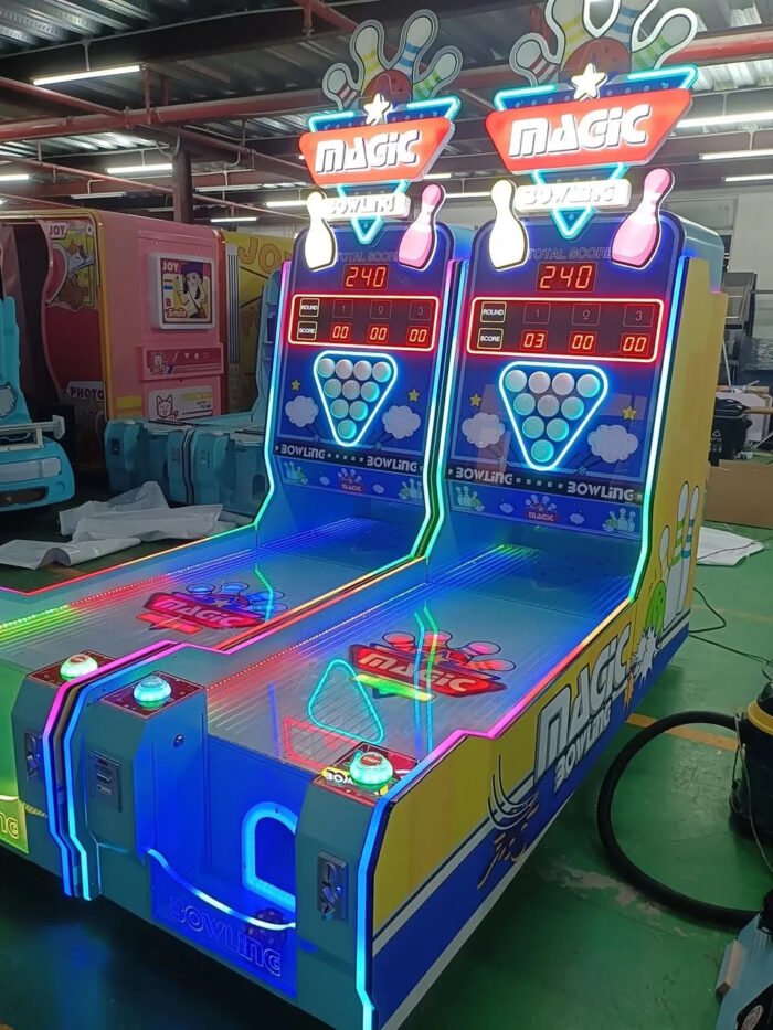 Magic Bowling Strike Zone™ Arcade with Real Pins and Neon Lights - Image 7