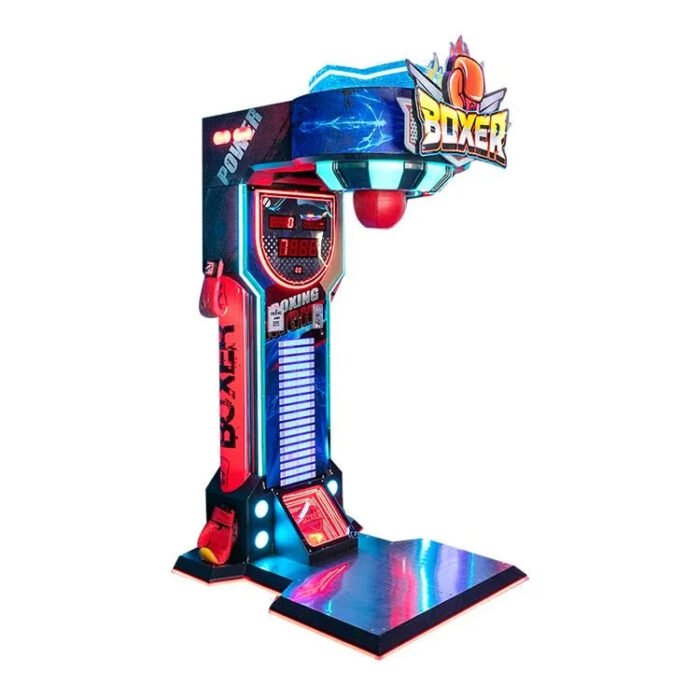 MMA Fight Boxer Extreme™ - Heavy Hit Arena with Power Up Light Package | Boxing Arcade Machine with Neon Lights - Image 3