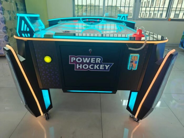 Power Glide Hockey™ Air Hockey Table with Neon Lights - Image 5