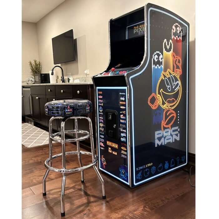 Bandai Namco |  Pac Man Pixel Bash Home Upright Arcade Game - Neon - Image 2