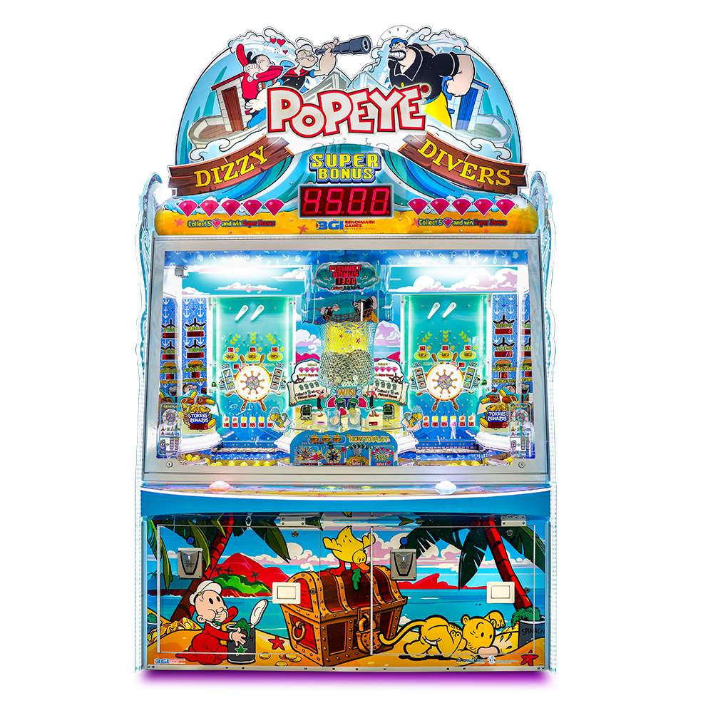 benchmark-popeye-dizzy-divers-coin-pusher-two-player-3663062 Benchmark | Popeye Dizzy Divers |Coin Pusher| Two-Player - Image 1
