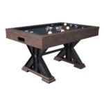 Berner Billiards The Weathered Rectangular Slate Bumper Pool Table