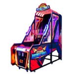 Storm Basketball™ Digital Screen Shooting Arcade with Multi-Color Neon Lights