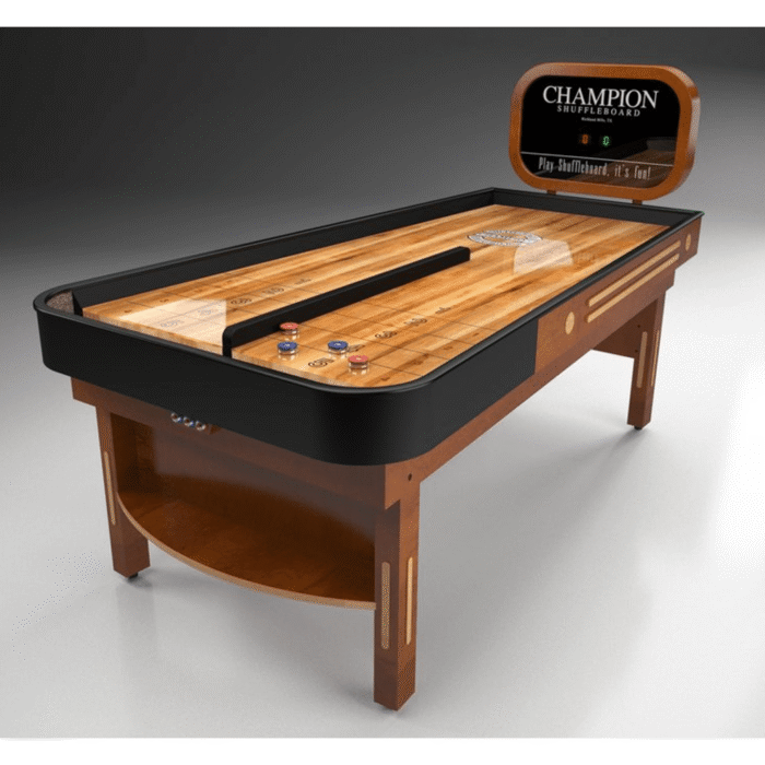 Champion 7' Bank Shot Rebound Shuffleboard Table - Image 2