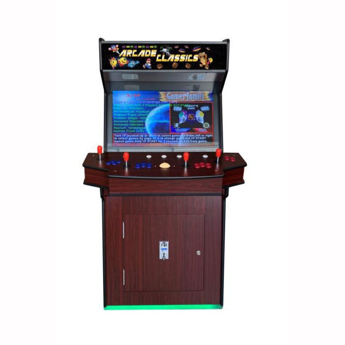 Dark Wood 4 Player Standup Arcade Machine 3505 Classic Games - Image 2