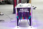Micro Football™ Foosball Table with Soccer Ball Elevator Center, Digital Score Boards, and LED Neon Cabinet Lights - Image 9