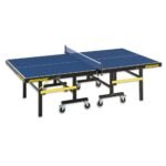 Donic Persson 25 Table Tennis Table | 25mm top | Indoor | Blue | Foldable | Steel Frame | Roller