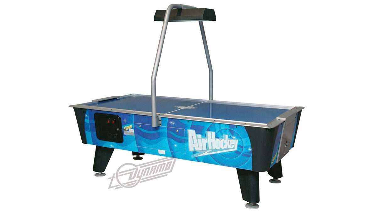 dynamo blue streak 7 coin operated air hockey table 4123609