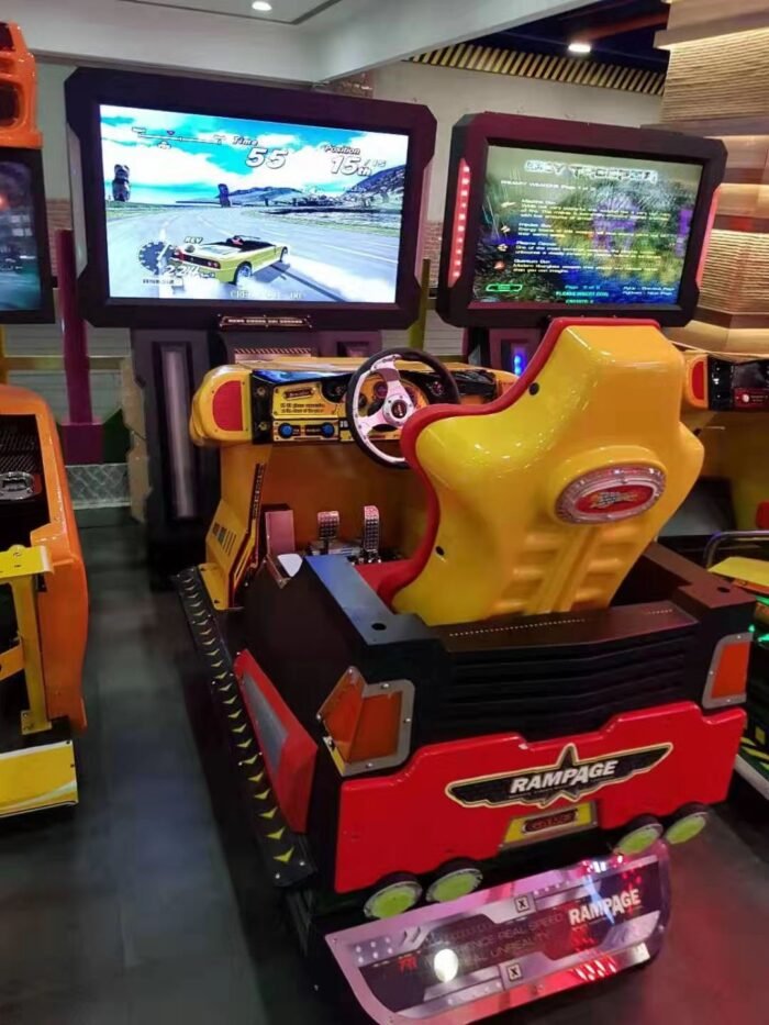 Racing Simulator Game Console - 55" 3D Full-Motion Outrun - Image 3