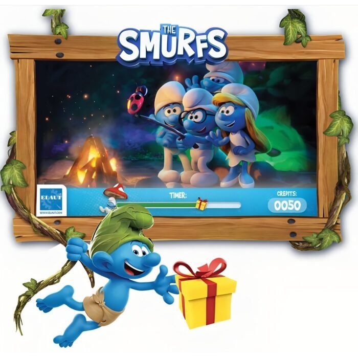 Elaut | E-Claw The Smurfs Crane Arcade Machine | 27" | Compact | RFID -technology - Image 5