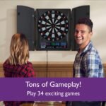 Fat Cat Electronx Electronic Dartboard, 13.5" Compact Target - Image 3