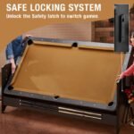 Fat Cat Original 3-in-1 Tan 7' Pockey™ Multi-Game Table - Image 6