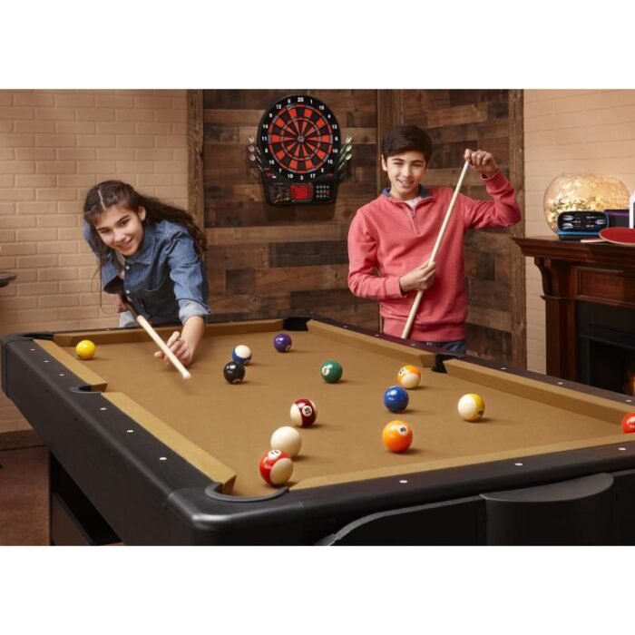 Fat Cat Original 3-in-1 Tan 7' Pockey™ Multi-Game Table - Image 10