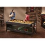 Fat Cat Original 3-in-1 Tan 7' Pockey™ Multi-Game Table - Image 9