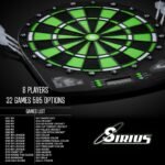 Fat Cat Sirius Electronic Dartboard, 13.5" Compact Target - Image 2