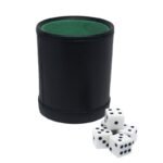 Fat Cat Texas Hold'em Table, 4-Deck Card Shoe, 500 Poker Chip Set, 2 Acrylic Chip Trays & Dice Cup Set - Image 5