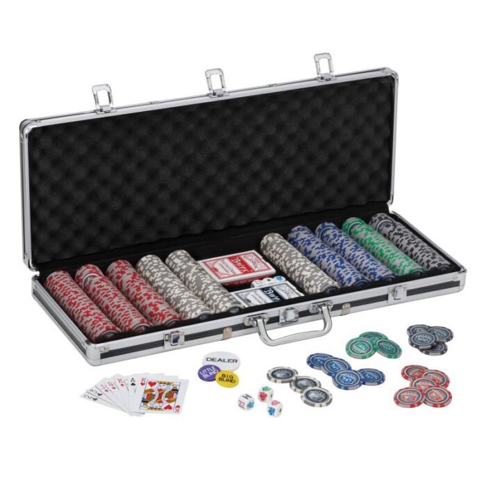 Fat Cat Texas Hold'em Table & Bling Chip Set - Image 3